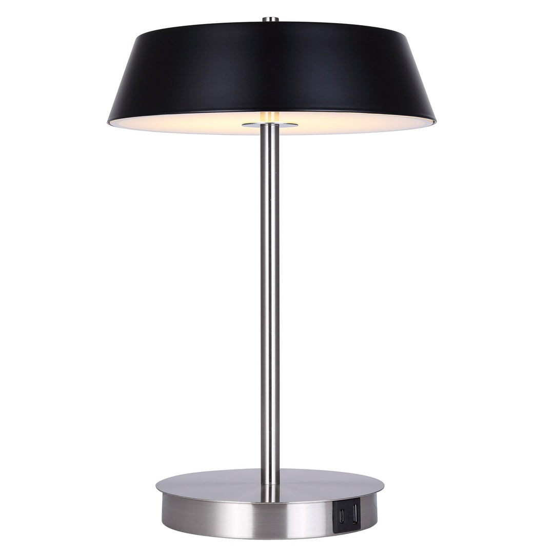 Table Lamp In Brushed Nickel Finish by Canarm