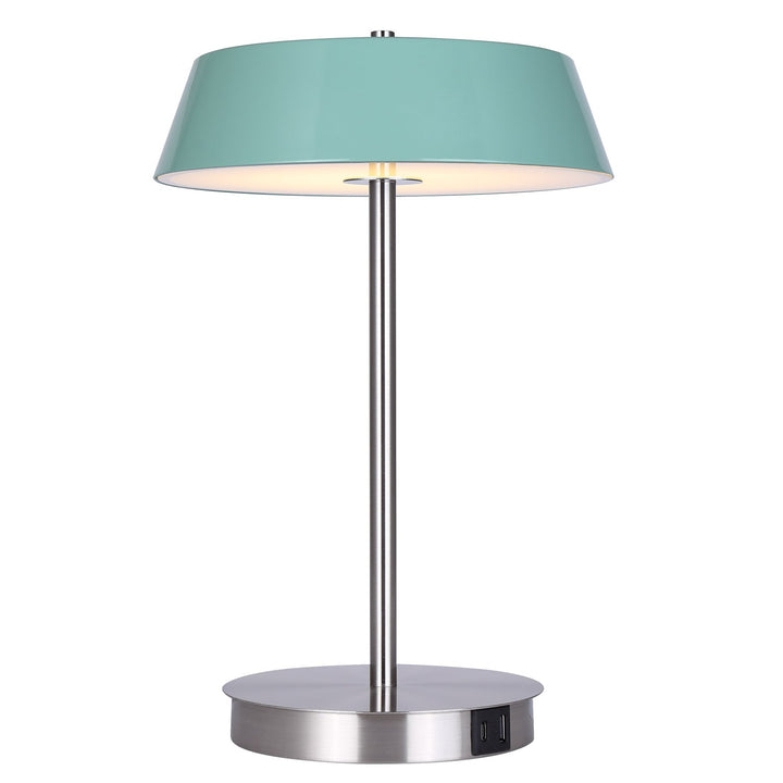 Table Lamp In Brushed Nickel Finish by Canarm