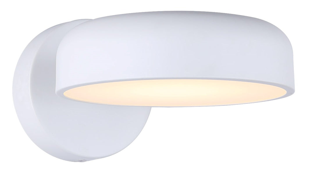 Wall Light In White Finish by Canarm