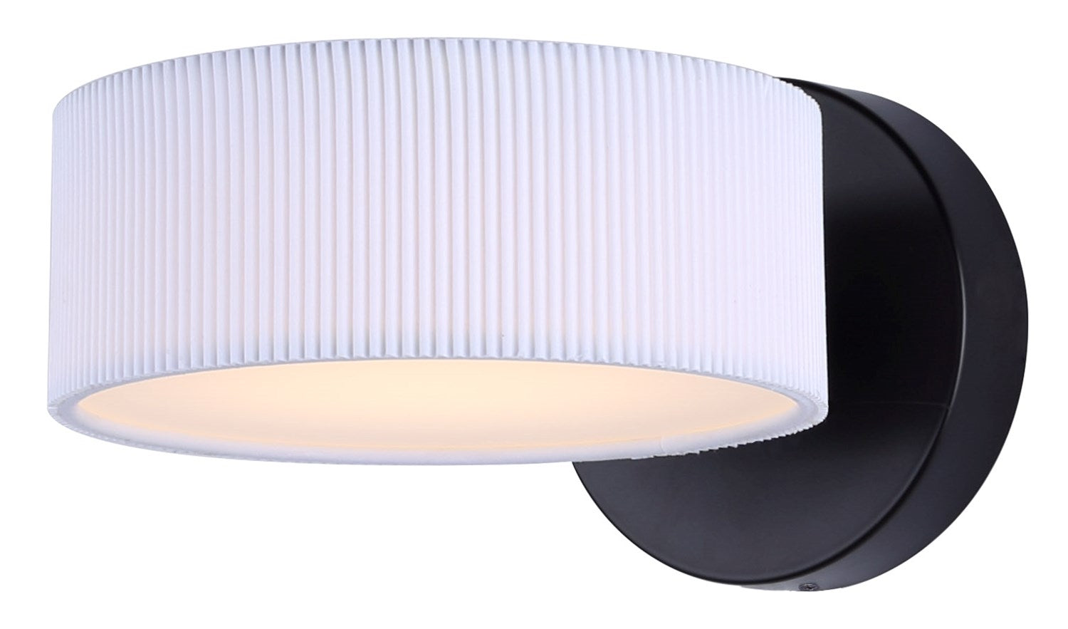 Wall Light In Black Finish by Canarm