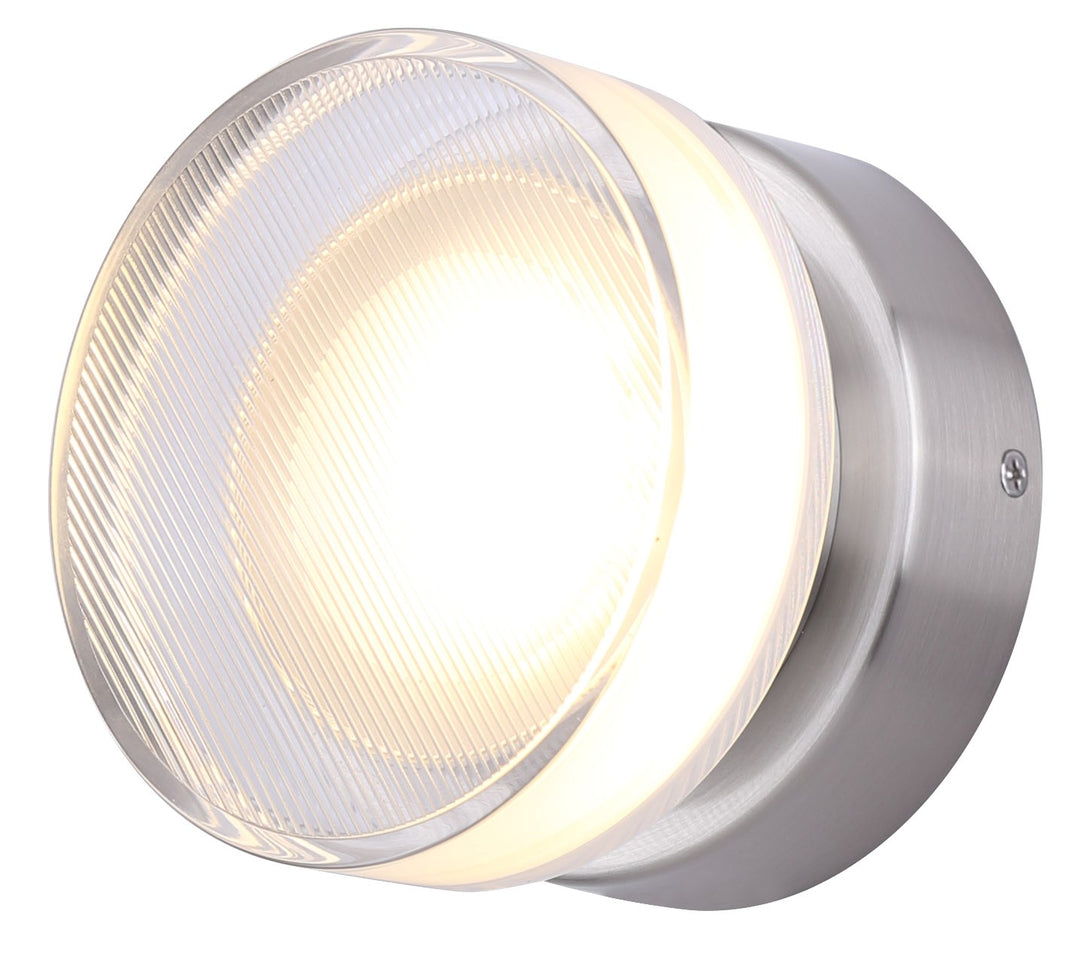 Wall Light In Nickel Finish by Canarm