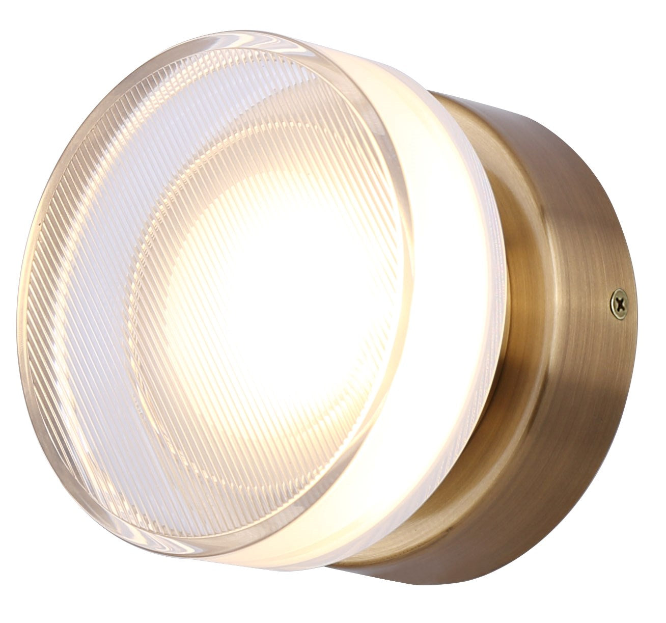 Wall Light In Gold Finish by Canarm