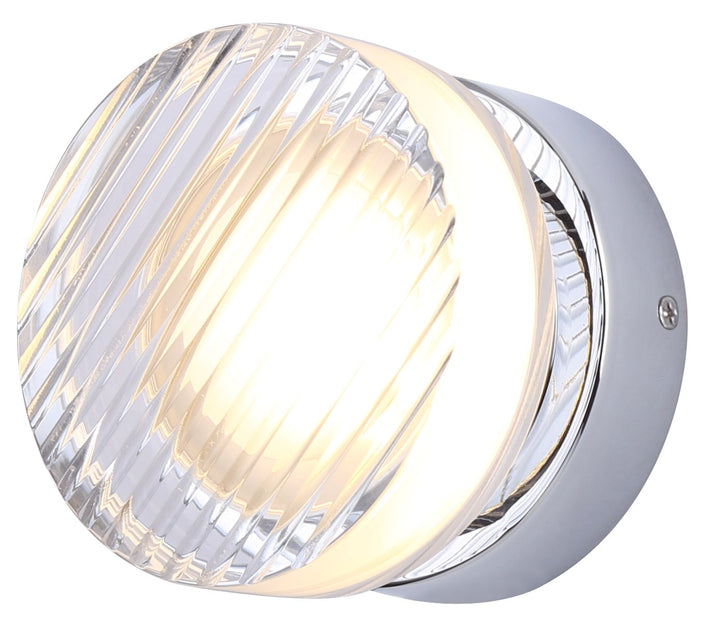 Wall Light In Chrome Finish by Canarm