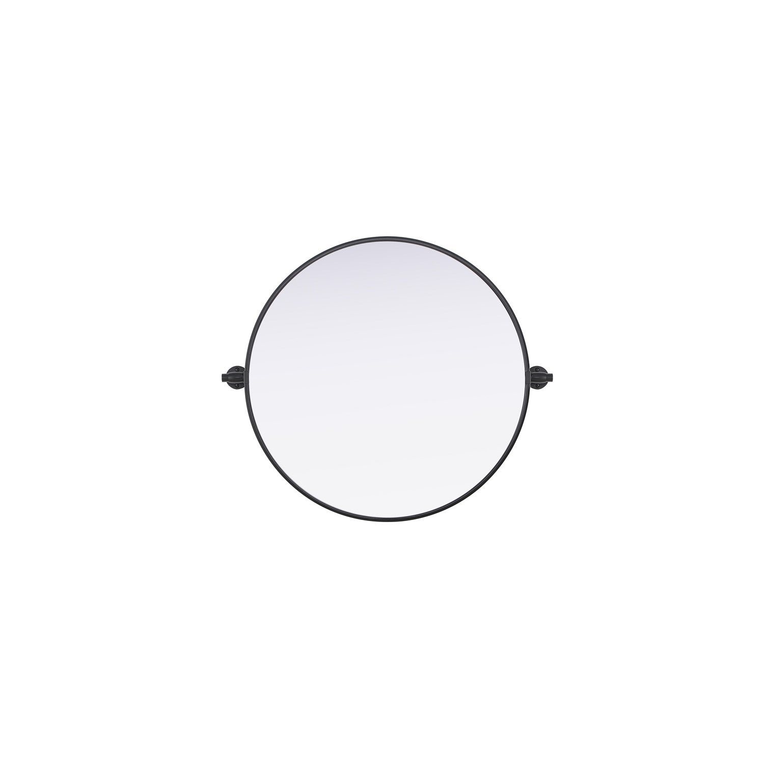 24X24 Pivot Mirror In Black by Elegant Kitchen and Bath