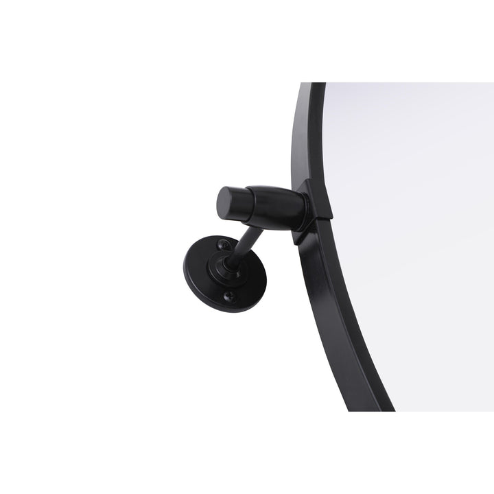 24X24 Pivot Mirror In Black
