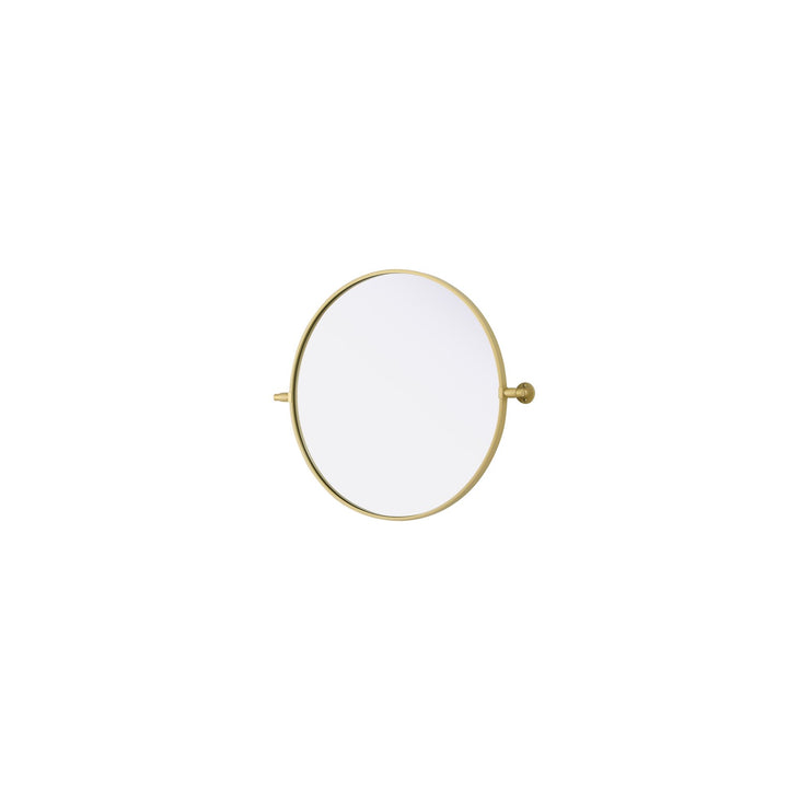 24X24 Pivot Mirror In Brass