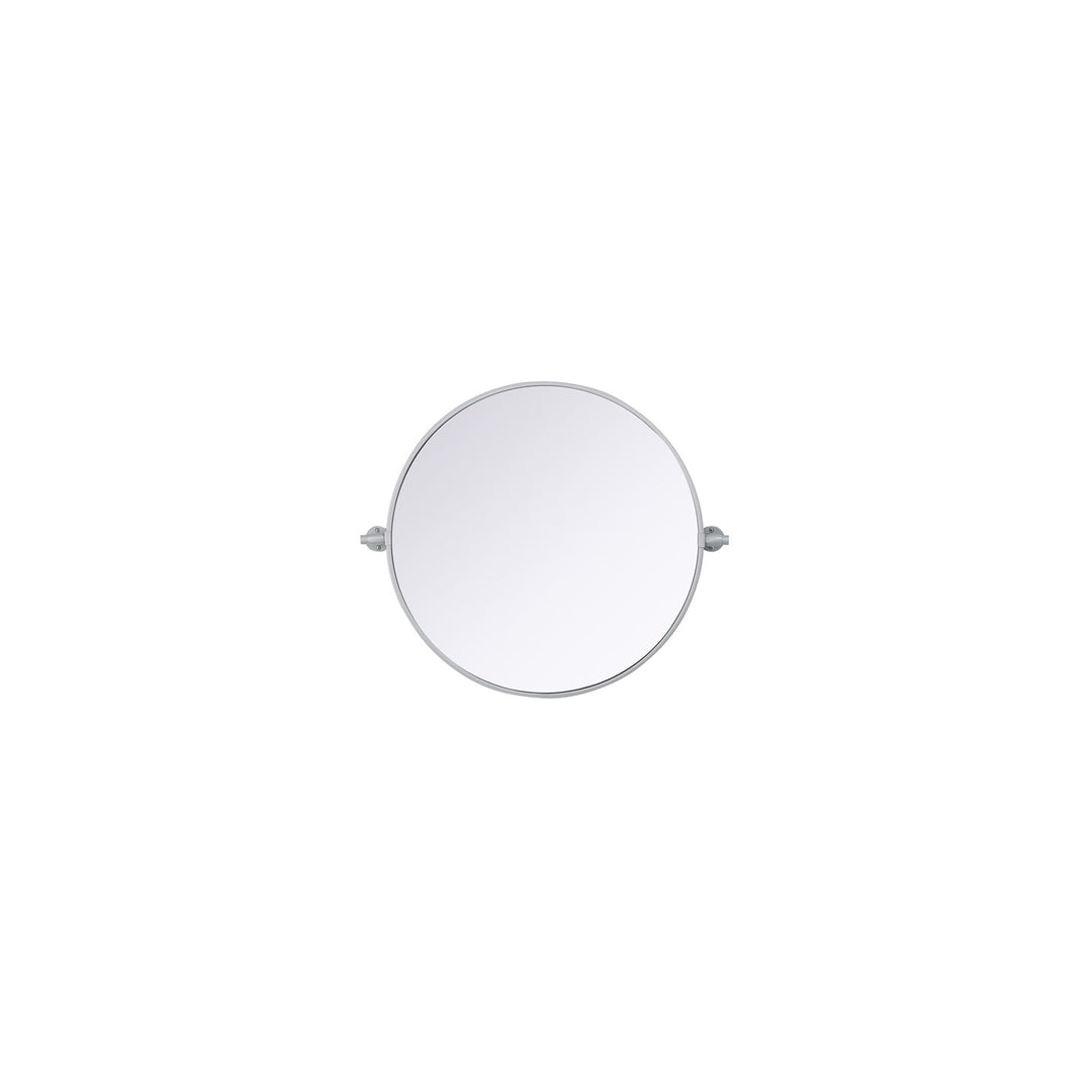 24X24 Pivot Mirror In Silver by Elegant Kitchen and Bath