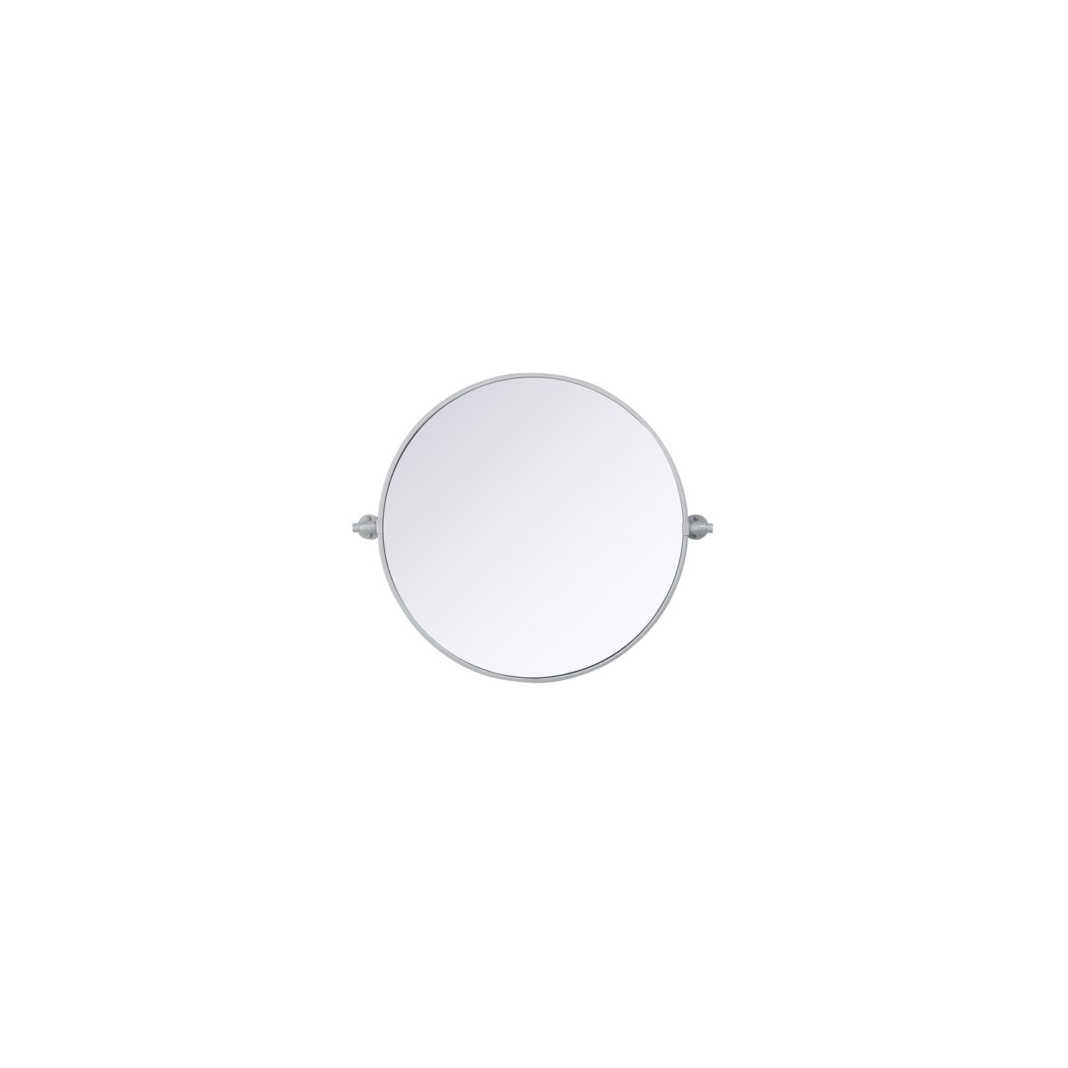 24X24 Pivot Mirror In Silver by Elegant Kitchen and Bath
