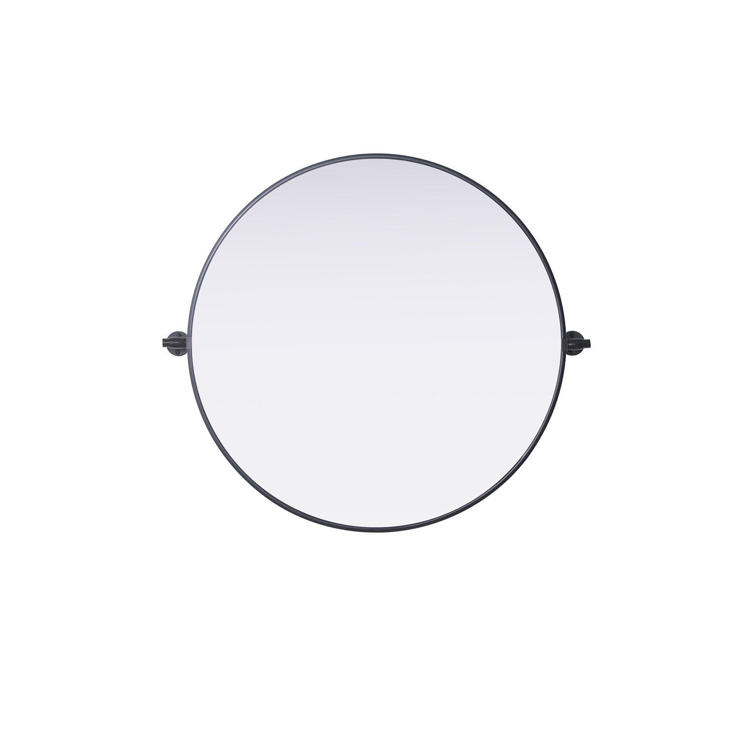 30X30 Pivot Mirror In Black by Elegant Kitchen and Bath