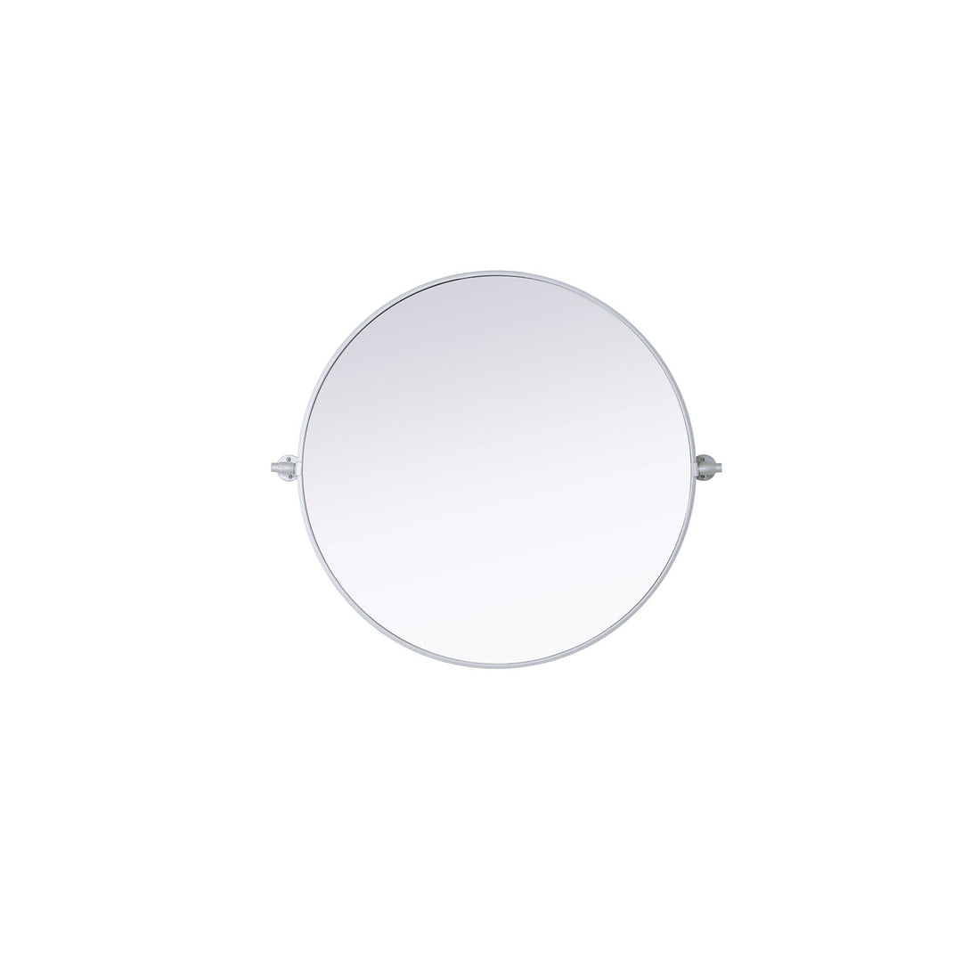 30X30 Pivot Mirror In Silver by Elegant Kitchen and Bath