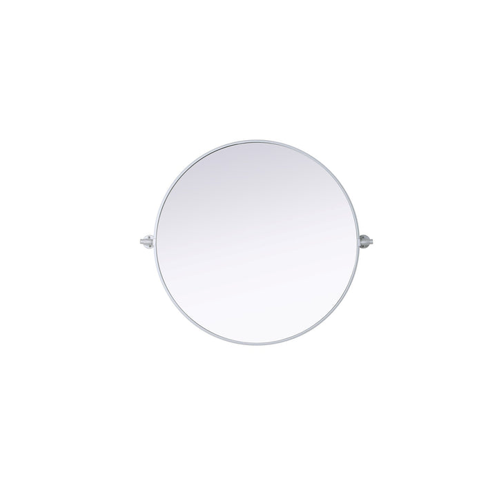 30X30 Pivot Mirror In Silver by Elegant Kitchen and Bath