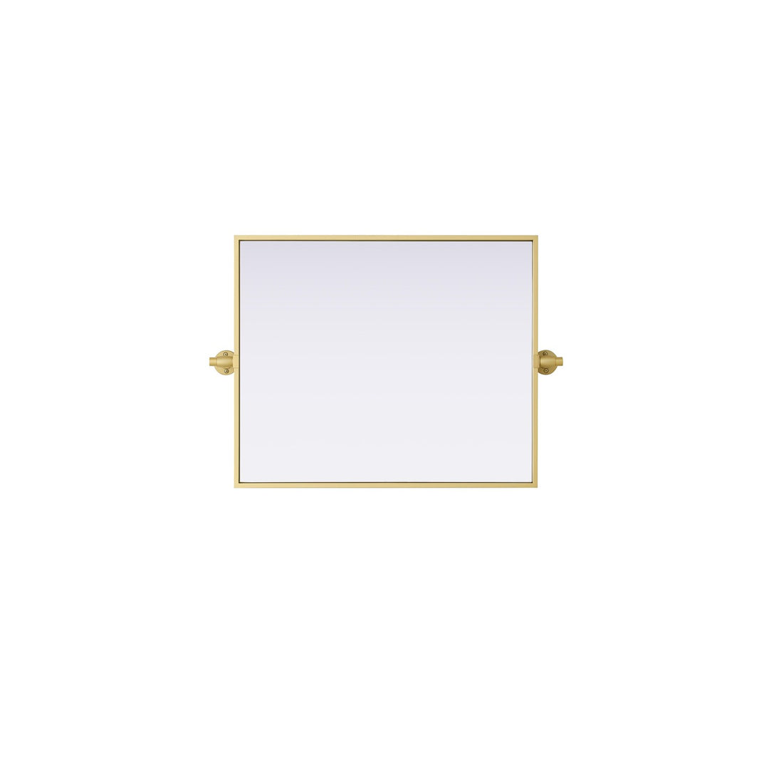 20X24 Pivot Mirror In Brass