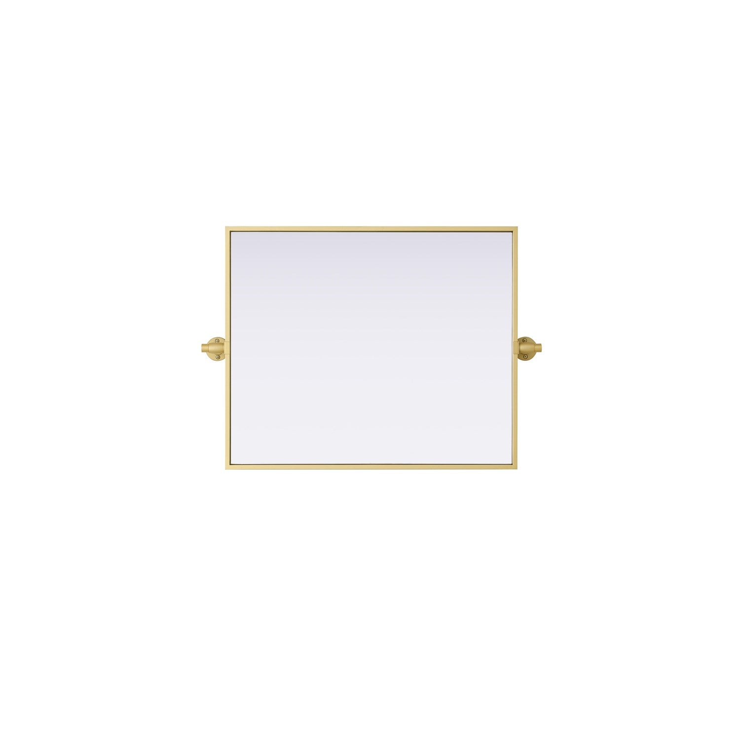 20X24 Pivot Mirror In Brass