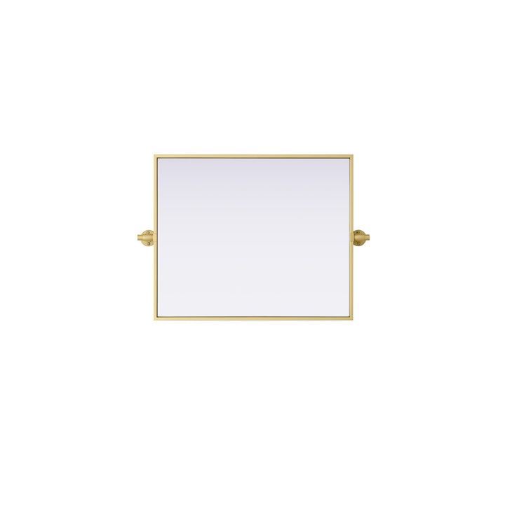 20X24 Pivot Mirror In Brass