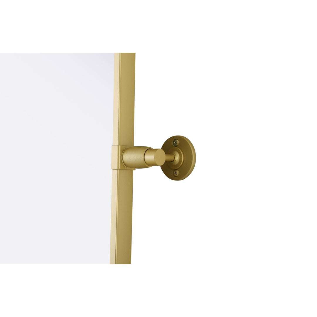 20X24 Pivot Mirror In Brass