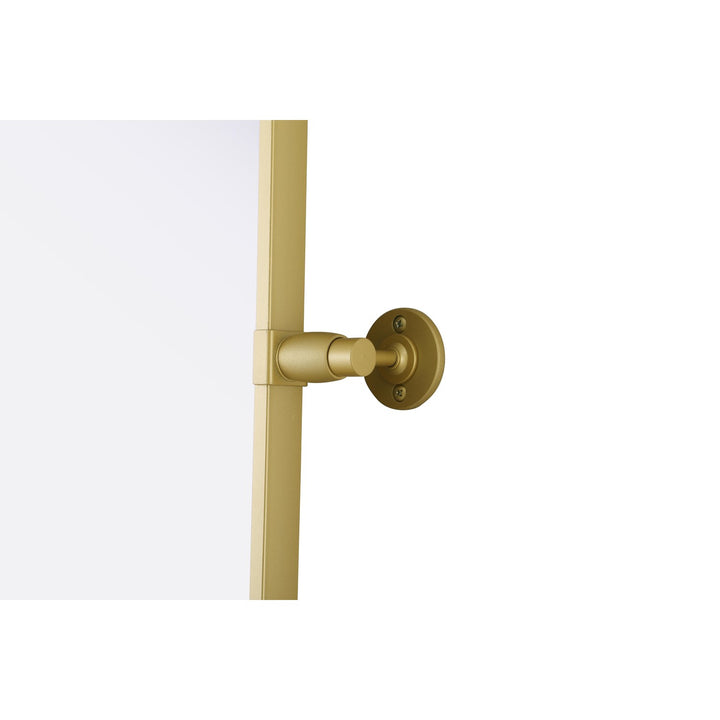 20X24 Pivot Mirror In Brass
