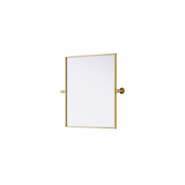 20X24 Pivot Mirror In Brass