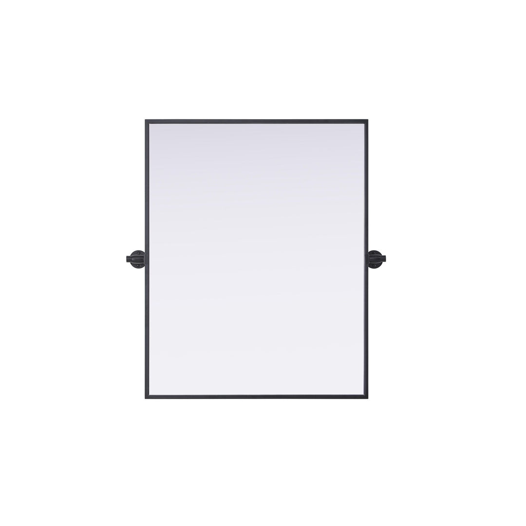 24X30 Pivot Mirror In Black by Elegant Kitchen and Bath