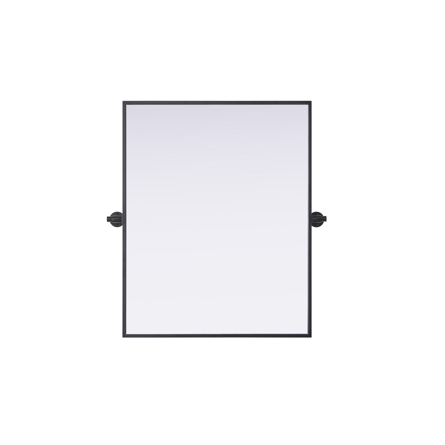 24X30 Pivot Mirror In Black by Elegant Kitchen and Bath