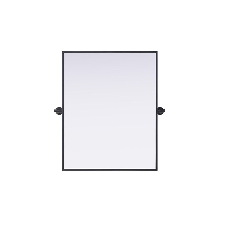 24X30 Pivot Mirror In Black by Elegant Kitchen and Bath