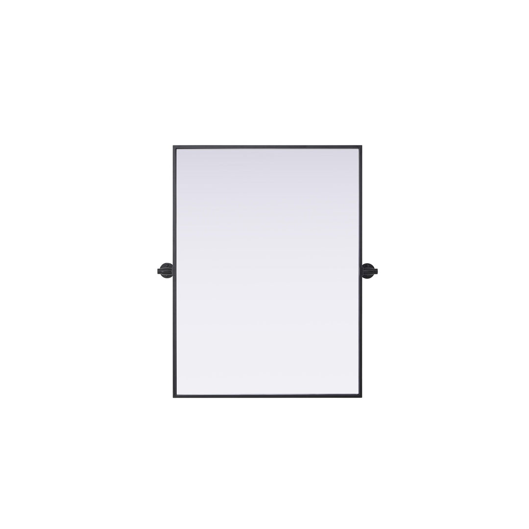 24X32 Pivot Mirror In Black by Elegant Kitchen and Bath