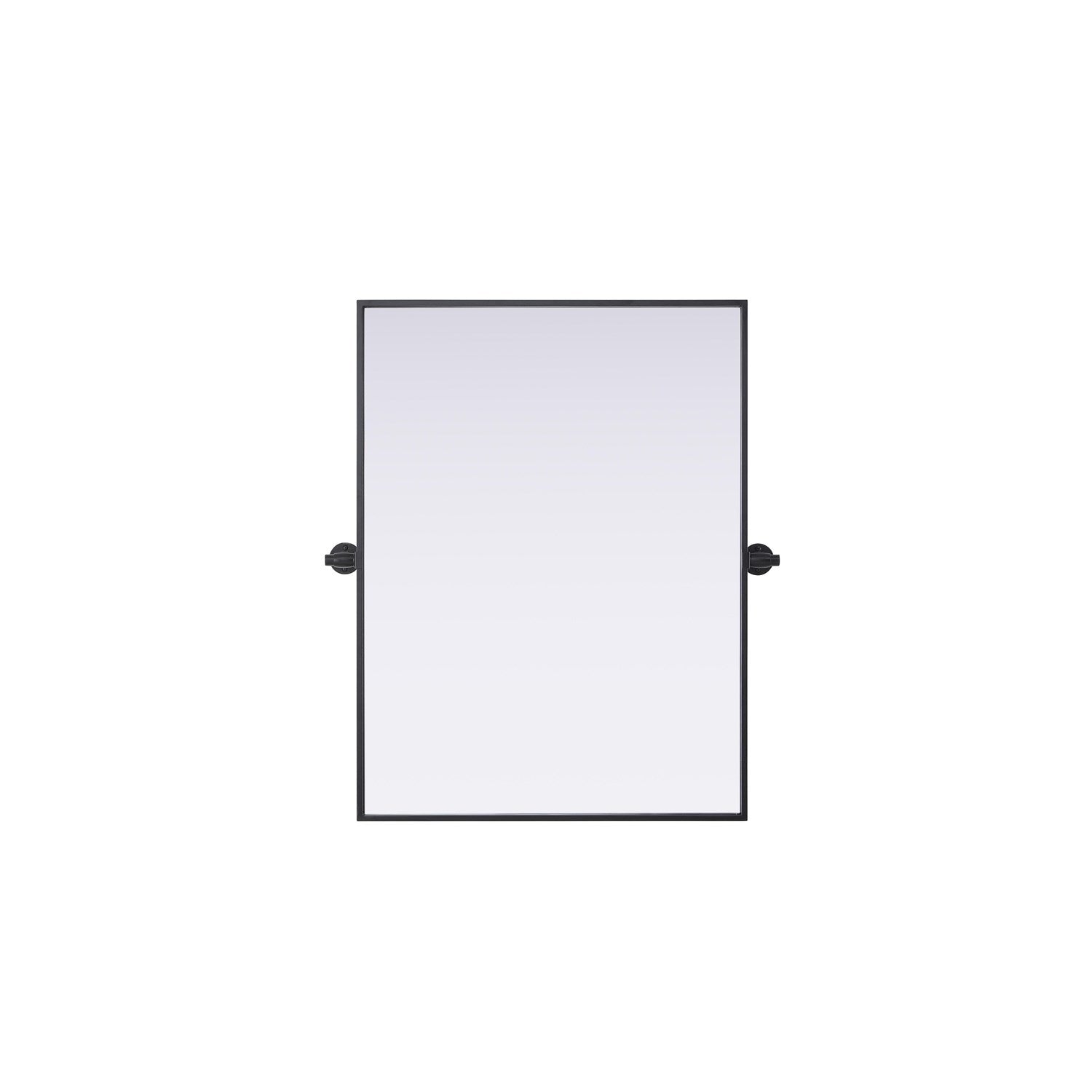 24X32 Pivot Mirror In Black by Elegant Kitchen and Bath