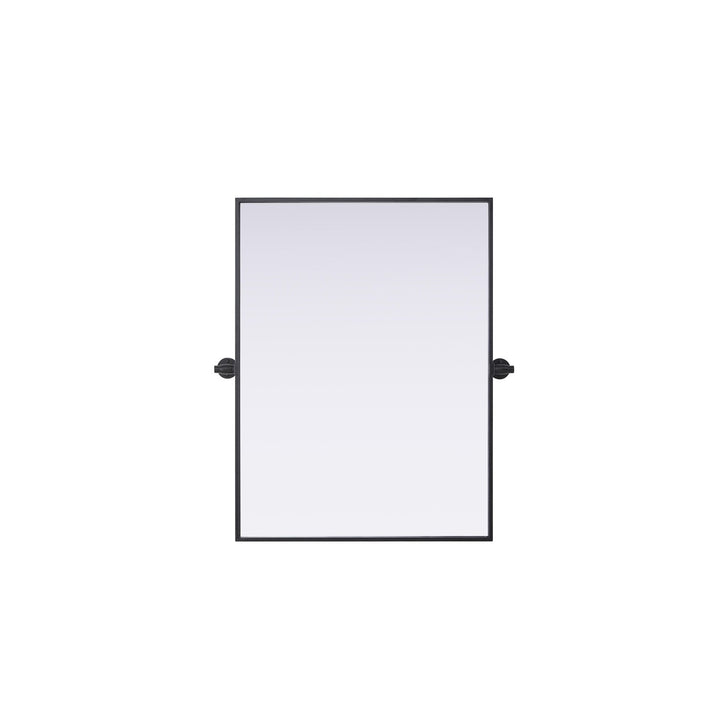 24X32 Pivot Mirror In Black by Elegant Kitchen and Bath