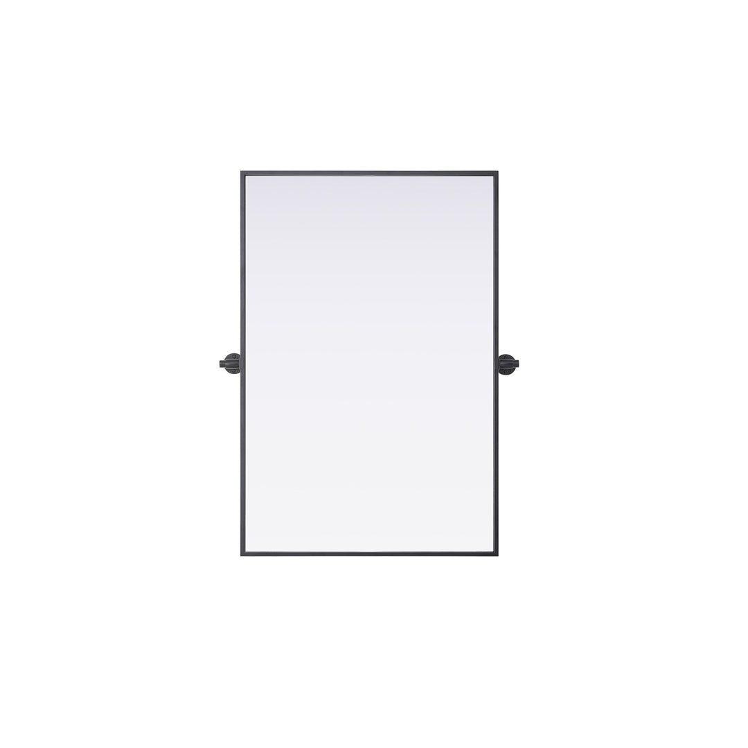 24X36 Pivot Mirror In Black by Elegant Kitchen and Bath