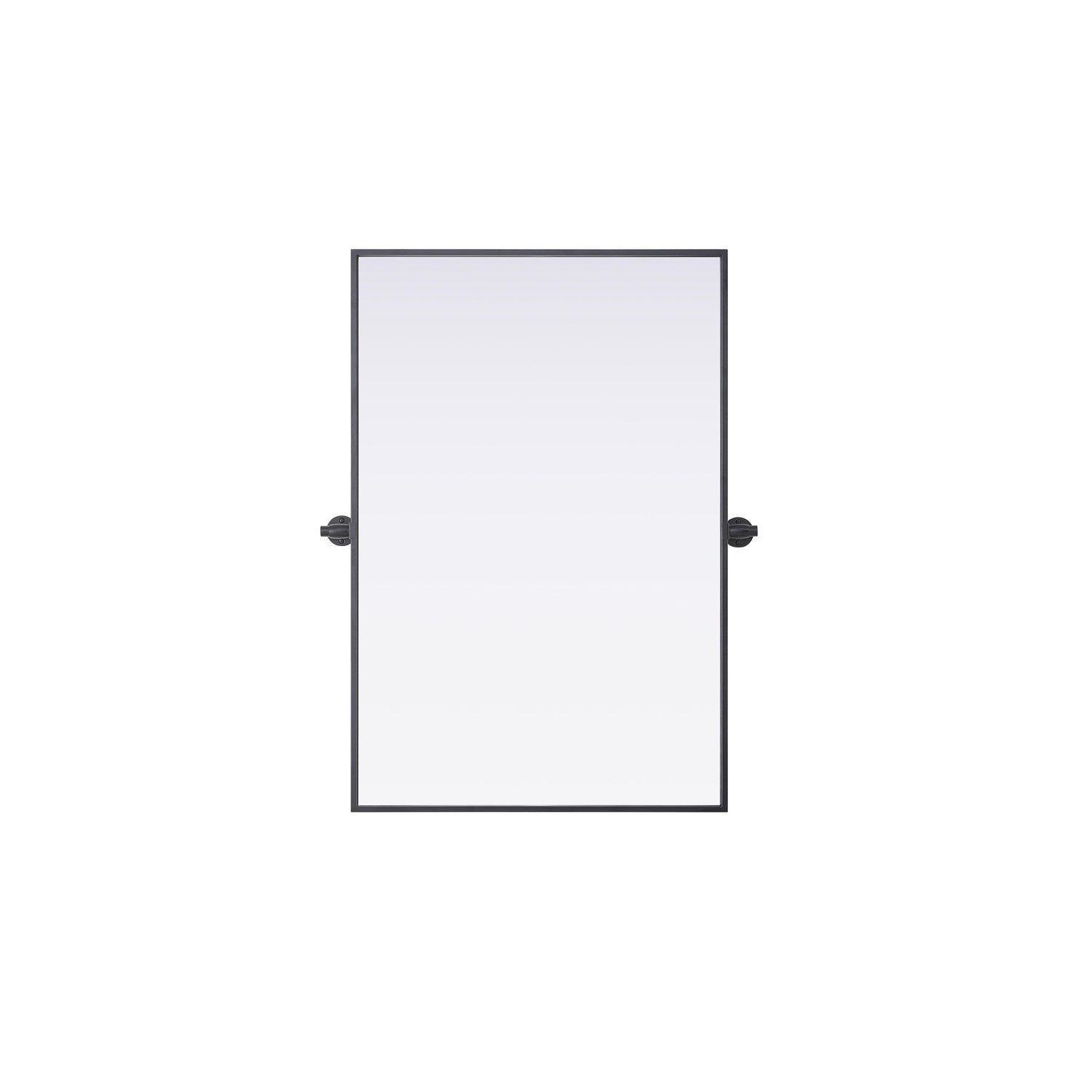 24X36 Pivot Mirror In Black by Elegant Kitchen and Bath