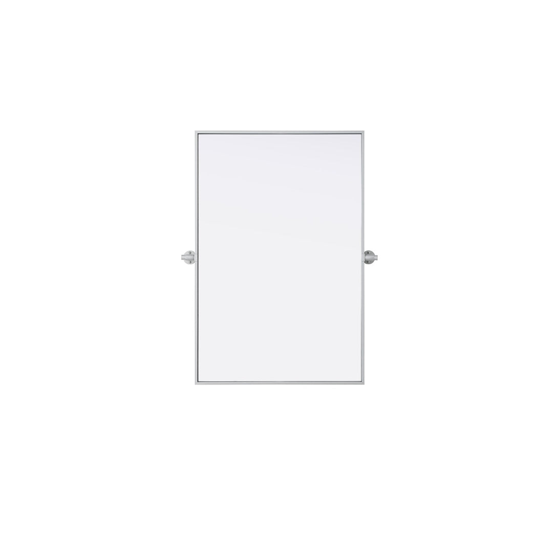 24X36 Pivot Mirror In Silver by Elegant Kitchen and Bath