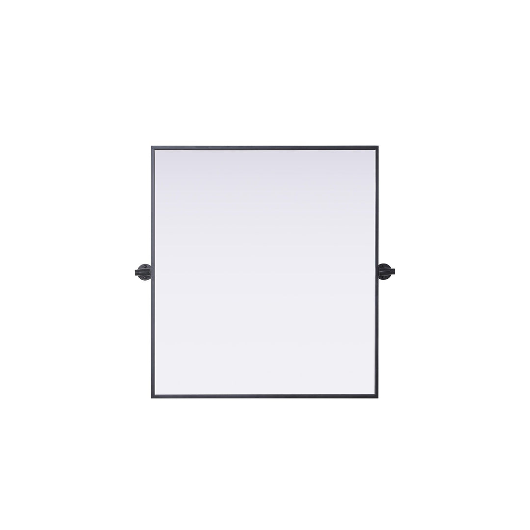 27X30 Pivot Mirror In Black by Elegant Kitchen and Bath