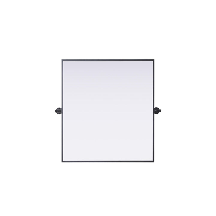 27X30 Pivot Mirror In Black by Elegant Kitchen and Bath