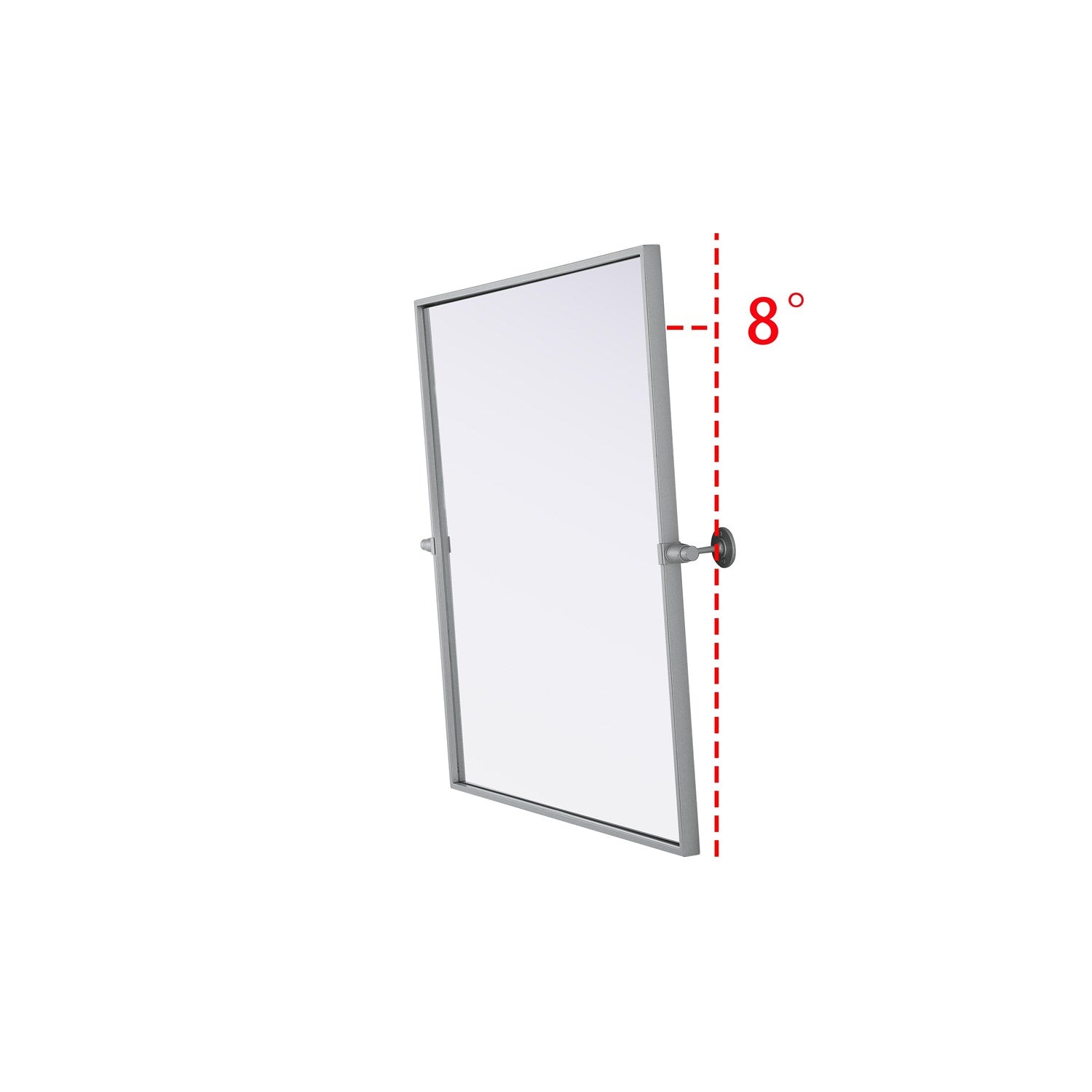 27X30 Pivot Mirror In Silver
