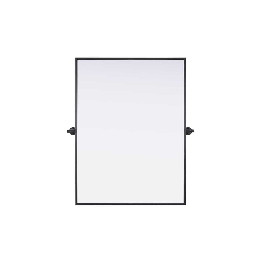 27X36 Pivot Mirror In Black by Elegant Kitchen and Bath