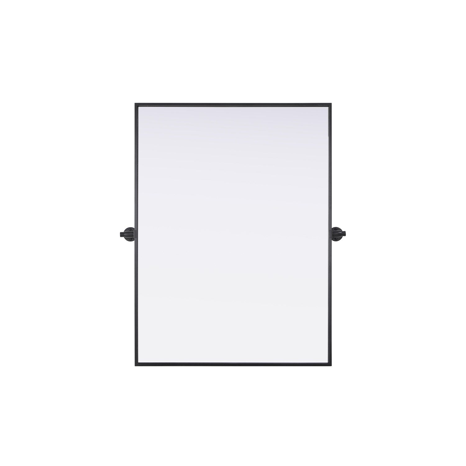 27X36 Pivot Mirror In Black by Elegant Kitchen and Bath