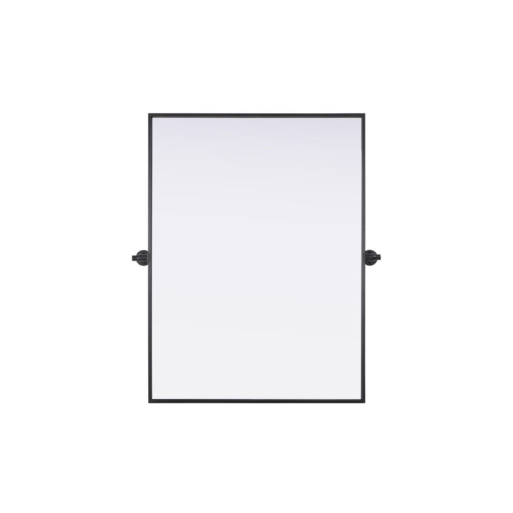 27X36 Pivot Mirror In Black by Elegant Kitchen and Bath