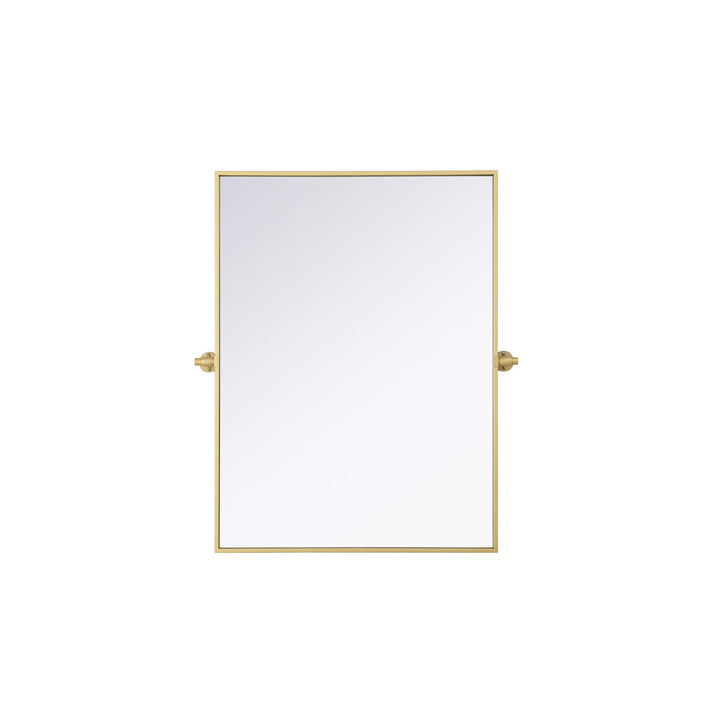 27X36 Pivot Mirror In Brass by Elegant Kitchen and Bath