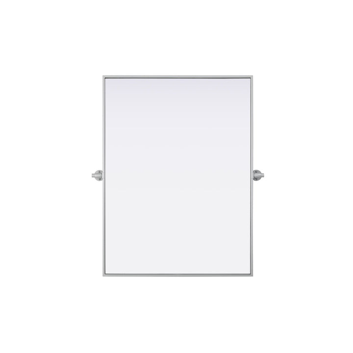 27X36 Pivot Mirror In Silver by Elegant Kitchen and Bath