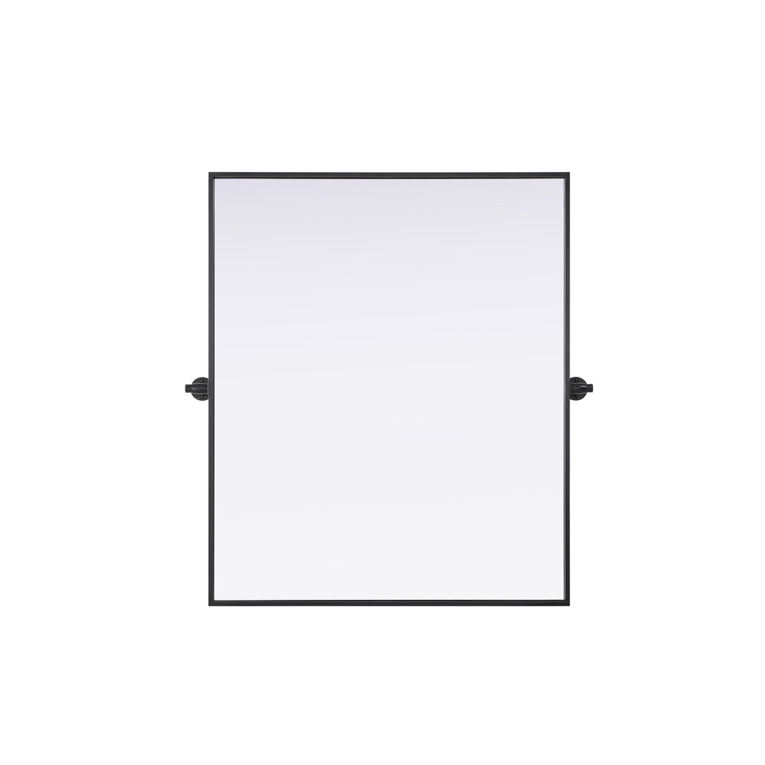 30X36 Pivot Mirror In Black by Elegant Kitchen and Bath