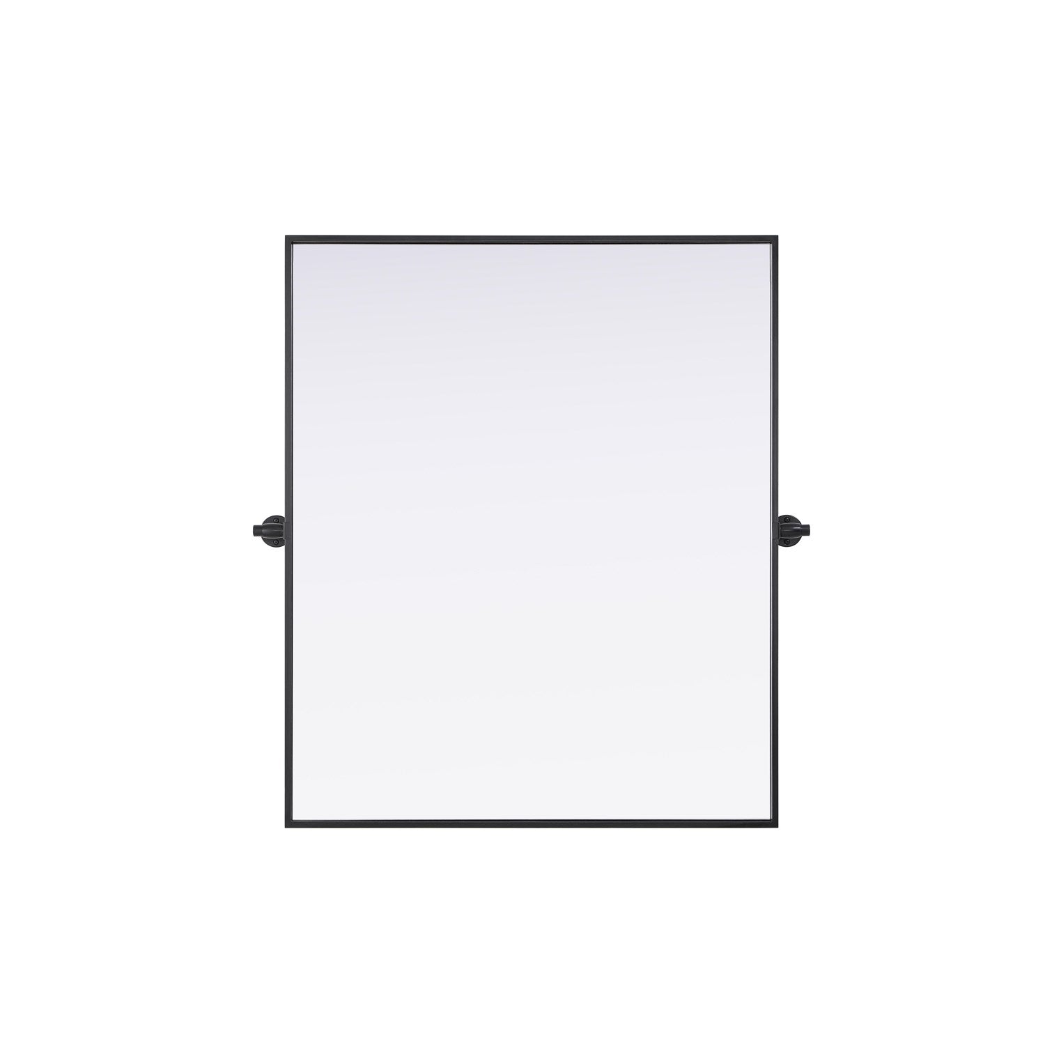 30X36 Pivot Mirror In Black by Elegant Kitchen and Bath