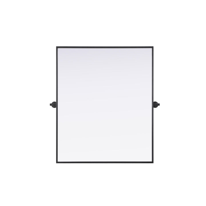 30X36 Pivot Mirror In Black by Elegant Kitchen and Bath