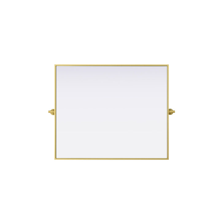 30X36 Pivot Mirror In Brass
