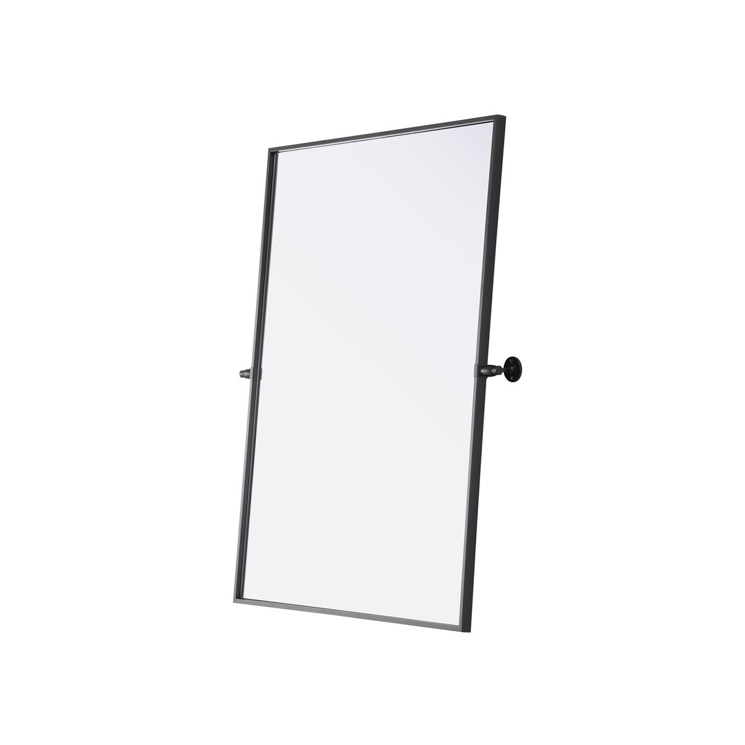 40X30 Pivot Mirror In Black