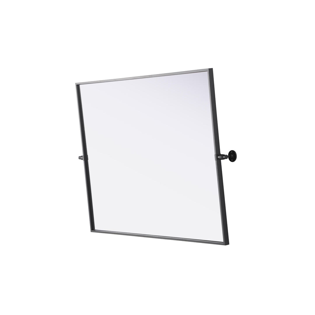40X30 Pivot Mirror In Black