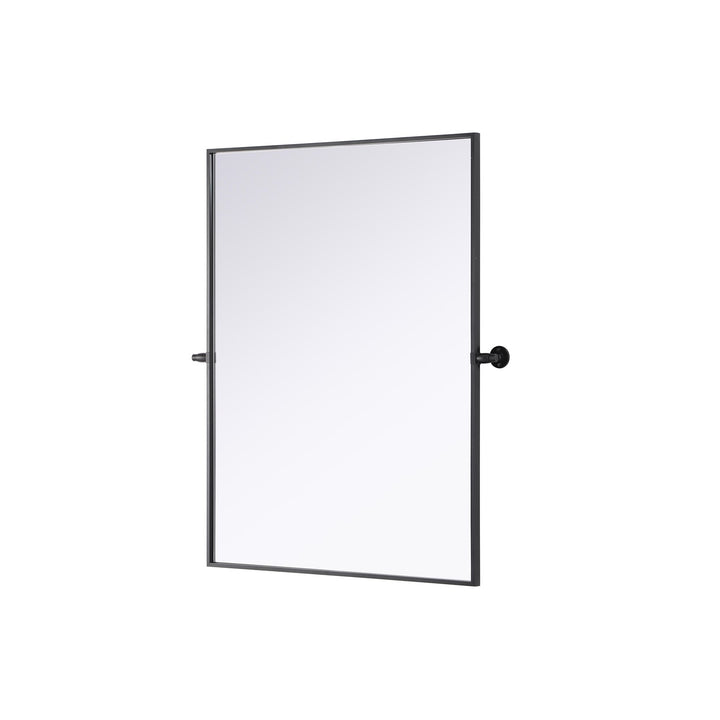 40X30 Pivot Mirror In Black