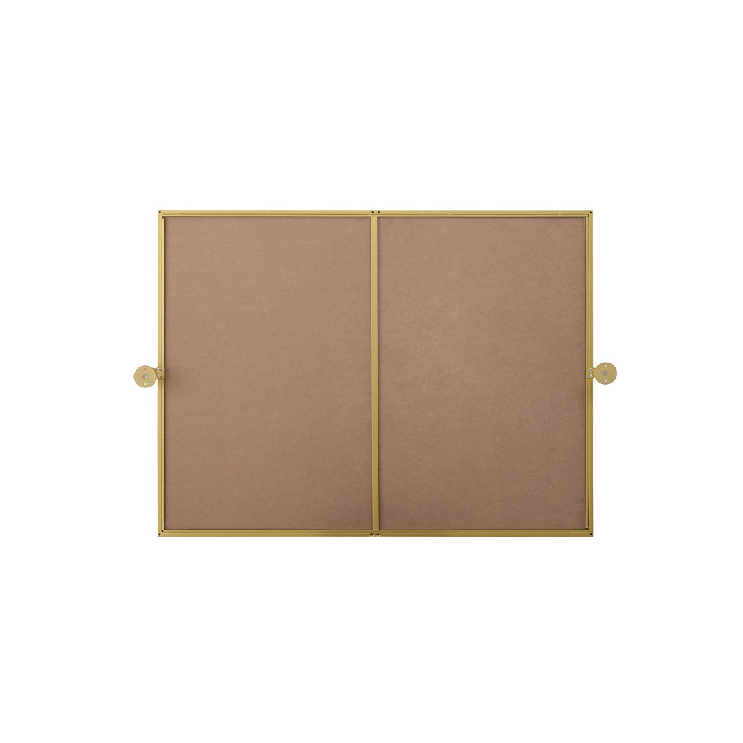 40X30 Pivot Mirror In Brass