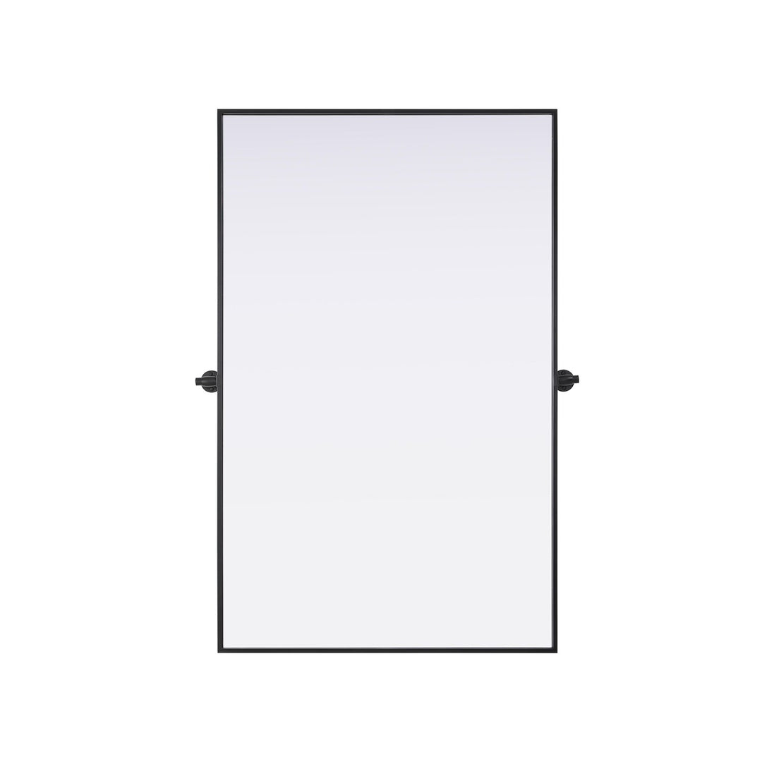 48X30 Pivot Mirror In Black by Elegant Kitchen and Bath