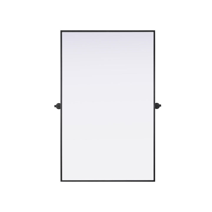 48X30 Pivot Mirror In Black by Elegant Kitchen and Bath
