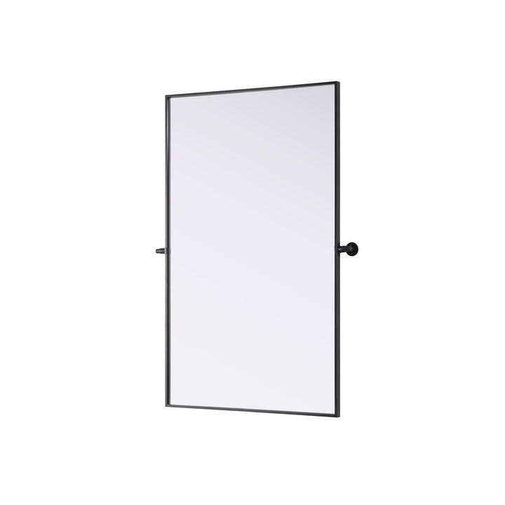 48X30 Pivot Mirror In Black