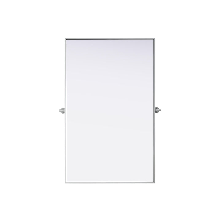 48X30 Pivot Mirror In Silver by Elegant Kitchen and Bath